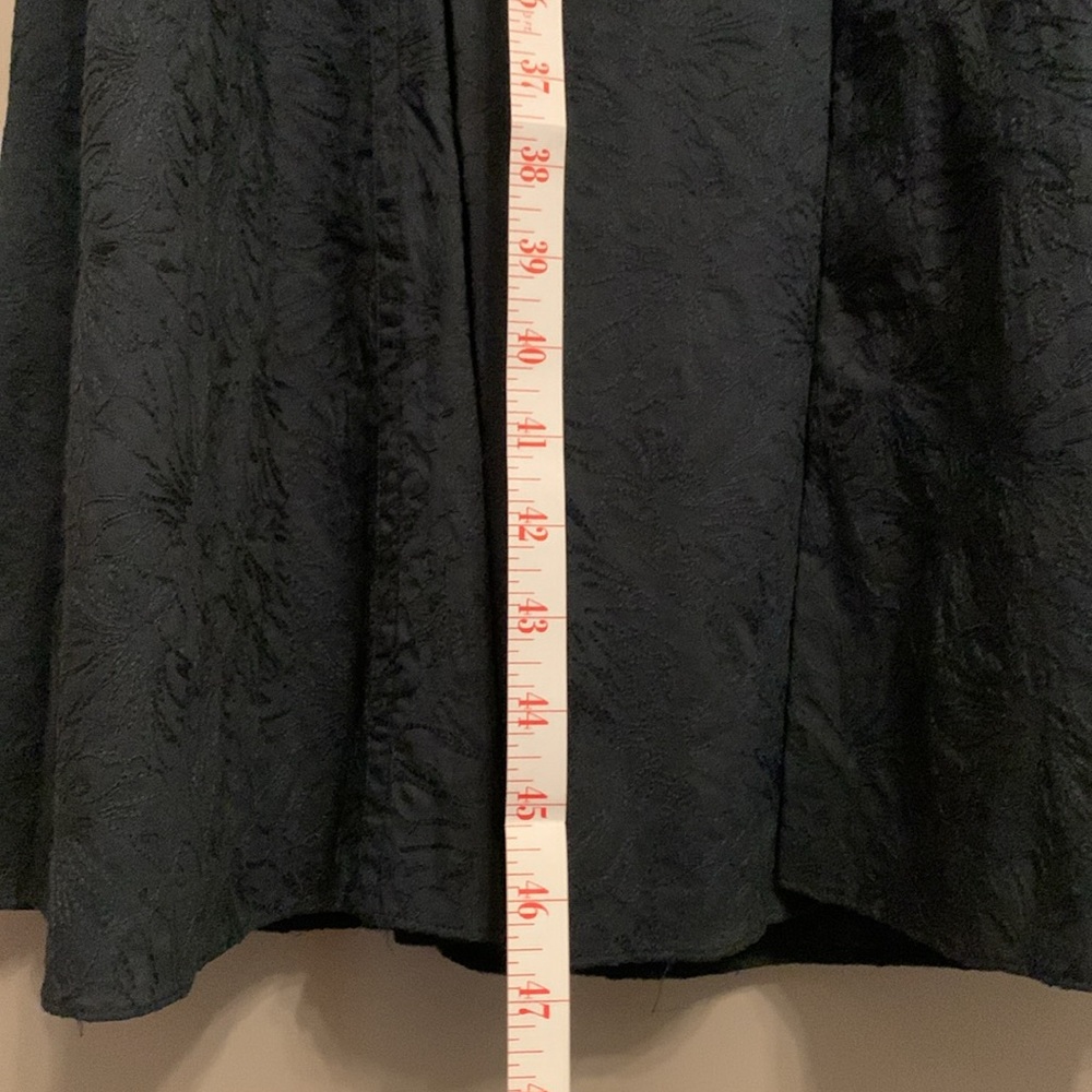 NWT Liz Claiborne Ocean Voyage Navy Floral Stitched Halter Dress w/ Back Zipper - Picture 4 of 6
